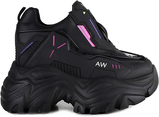Anthony Wang New Element Platform Sneakers - Fashion Shoes Rave Festival Streetwear