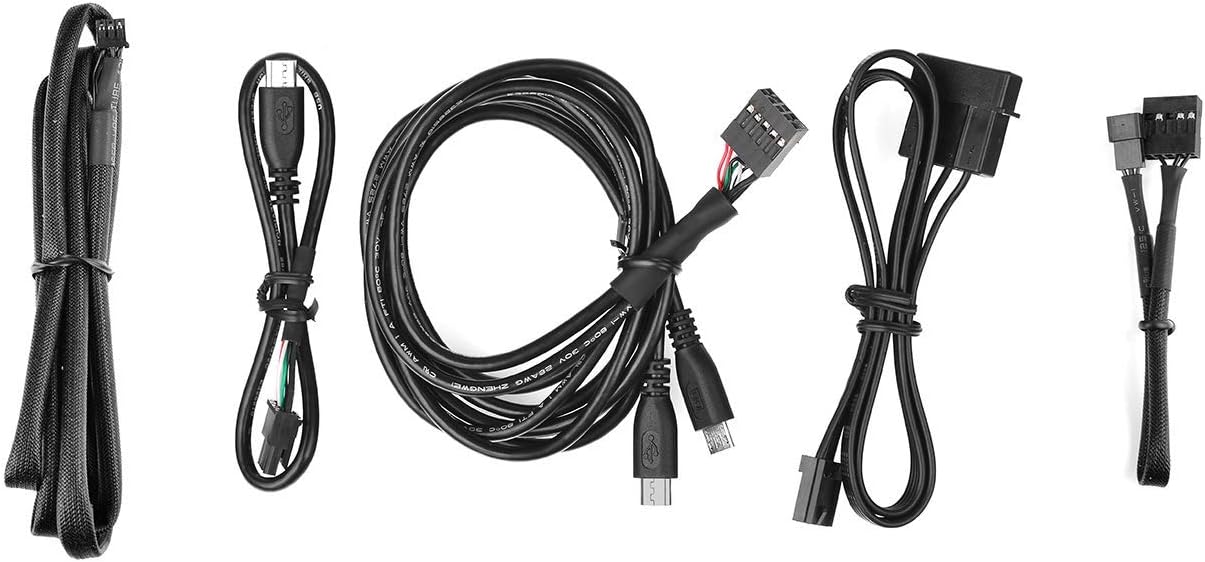 Thermaltake Pacific RGB Plus TT Premium Edition 6-Pack G 1/4" PETG Tube 16mm OD 12mm ID Fitting Kit CL-W185-CU00BL-A