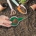 TXIN 2 Pieces Seed Spreader Handheld Seed Planter Tool Seed Sower for Tiny Seeds, Portable Mini Garden Hand Planter Seeder Tool, Adjustable Sowing Seed Dispenser Planting Tool with 5 Dial Settings