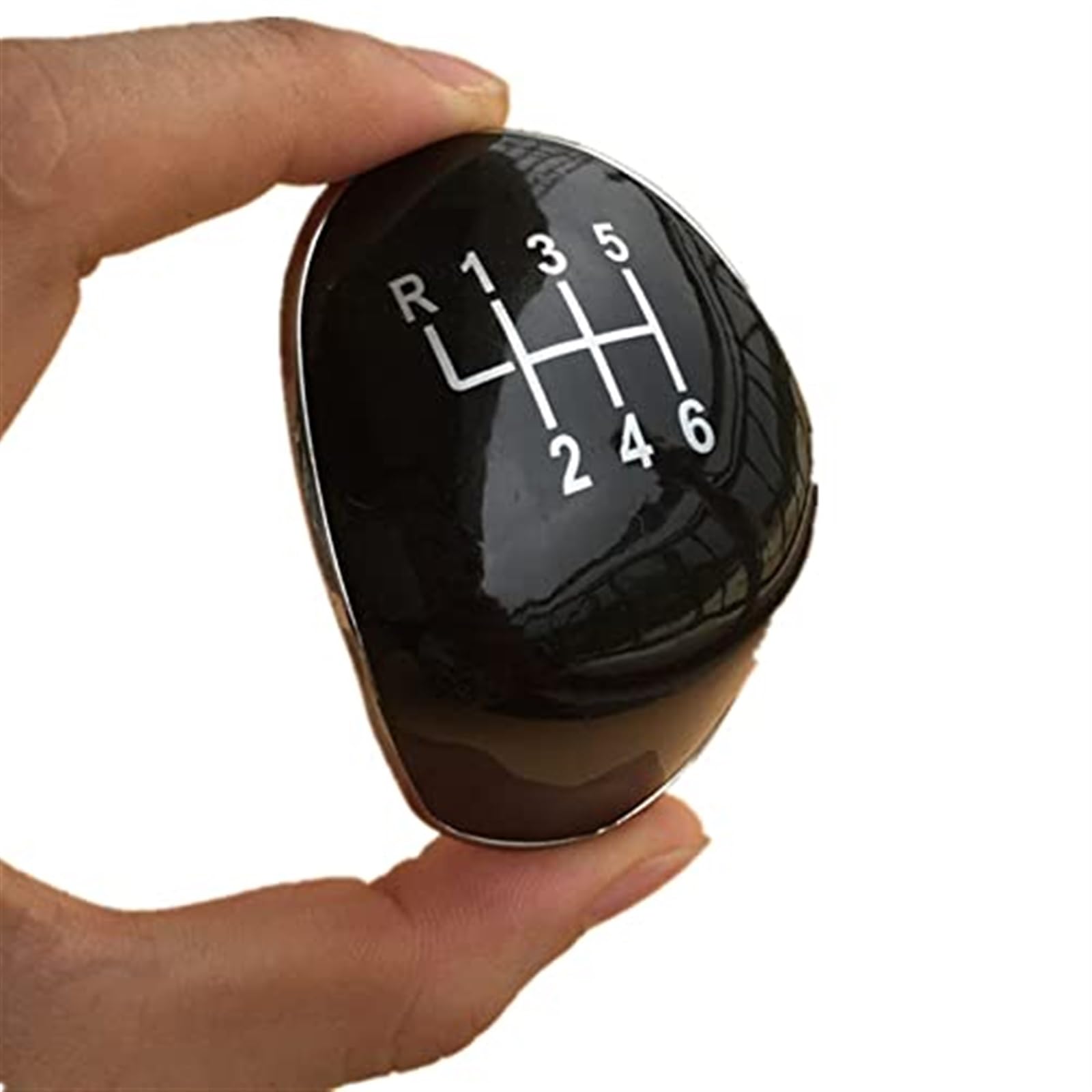 Gałka zmiany biegów odznaka emblemat pokrywa 5/6 prędkości dla, Focus, MK2 MK3, Fiesta, MK7 C-max B-max Galaxy Kuga Gałka zmiany biegów(Black 6speed)
