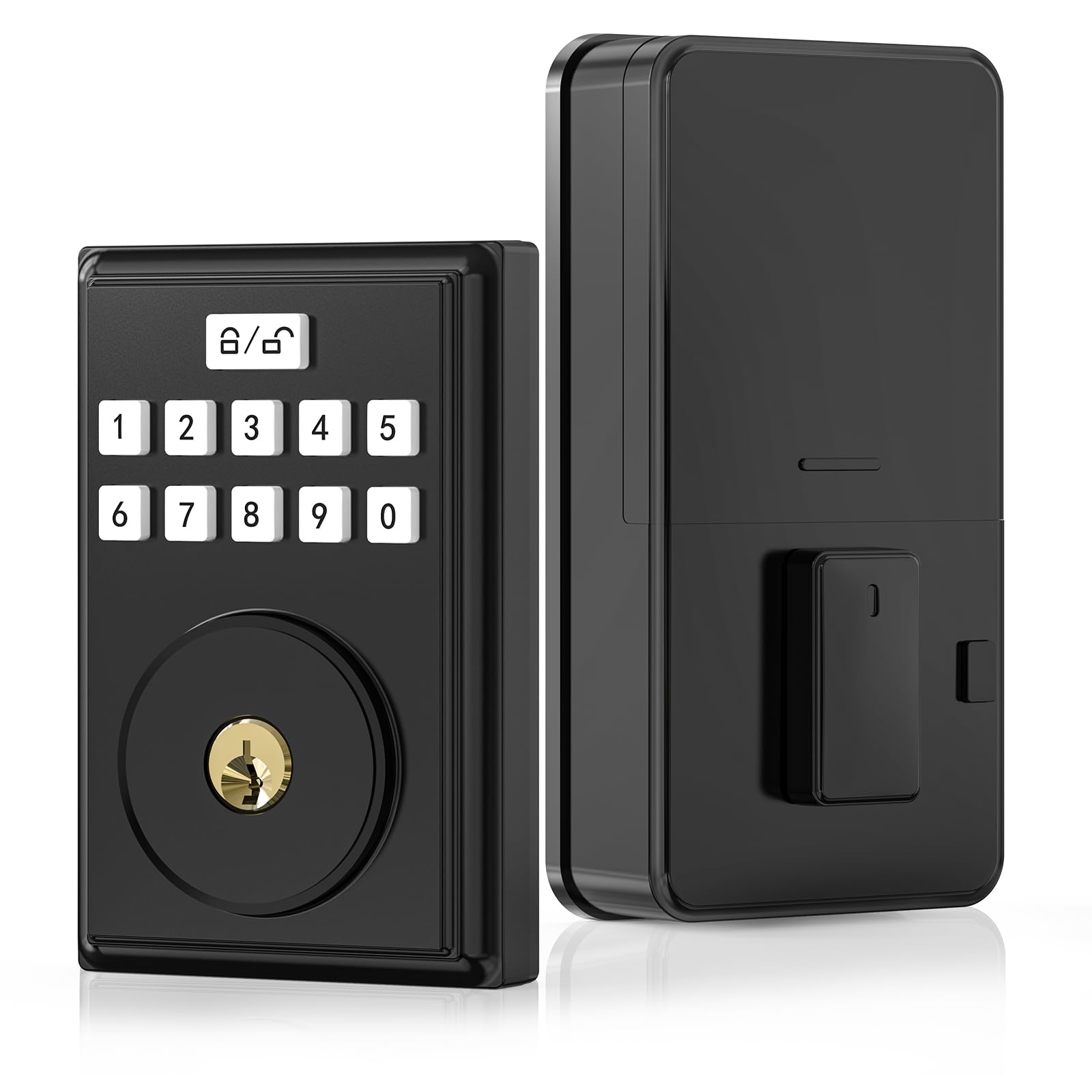 Electronic Keypad Deadbolt With Auto Lock Security Keyless Entry Door ...