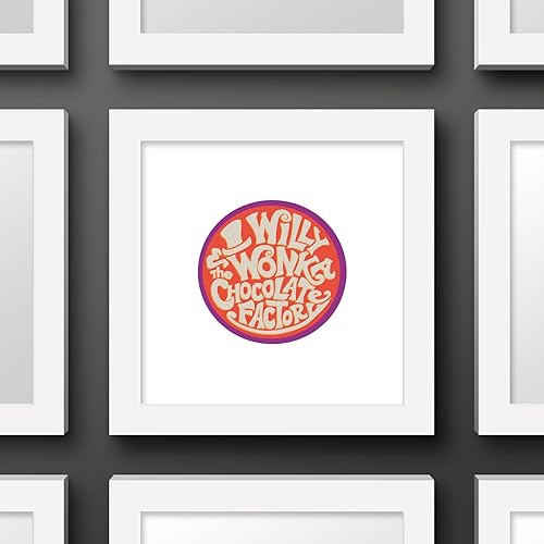 Miniatura 2 de Trends International Gallery Pops Willy Wonka and the Chocolate Factory - Póster de pared con logotipo de texto circular de Willy Wonka, 12.00 x