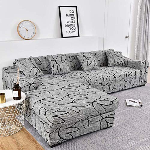 Funda Elástica De Sofá Funda 1/2/3/4 Plazas,Fundas Sofa Chaise Longue/Fundas De Sofá En L/Fundas Sofa Protector Cubierta De Muebles,Color17-4~seater(235~300cm)