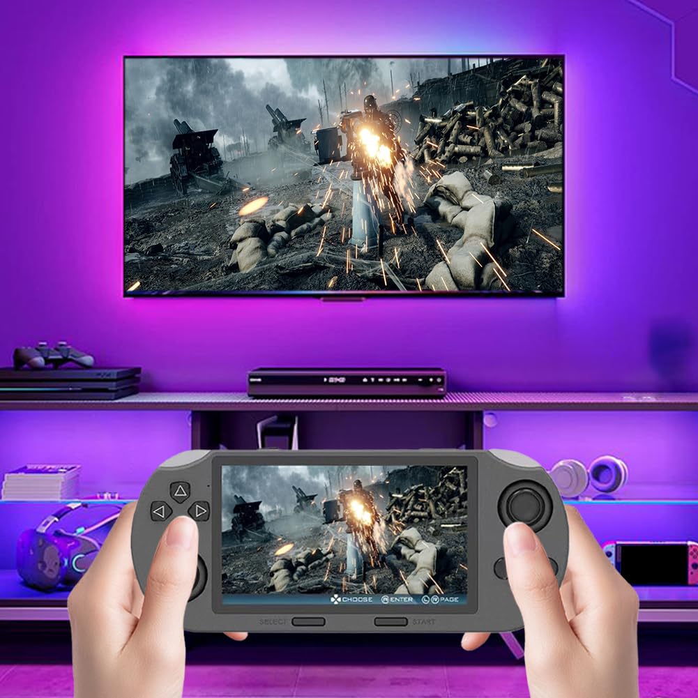 Console di Videogiochi Portatile Retrò - Gamepad USB Ricaricabile per Bambini e Adulti, Regalo di Compleanno per Amici