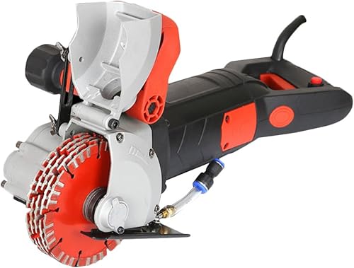 ZXMOTO Máquina de corte de ranura de pared de 110 V con caja de transporte Máquina de ranurado de pared de 4800 W Perseguidor de pared eléctrico
