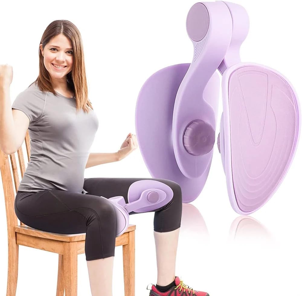 Premium Thigh Master Leg Exerciser Muscle Strengthener | Manual Adjustable Resistance Gear for Body Shaping Gesture-image-28