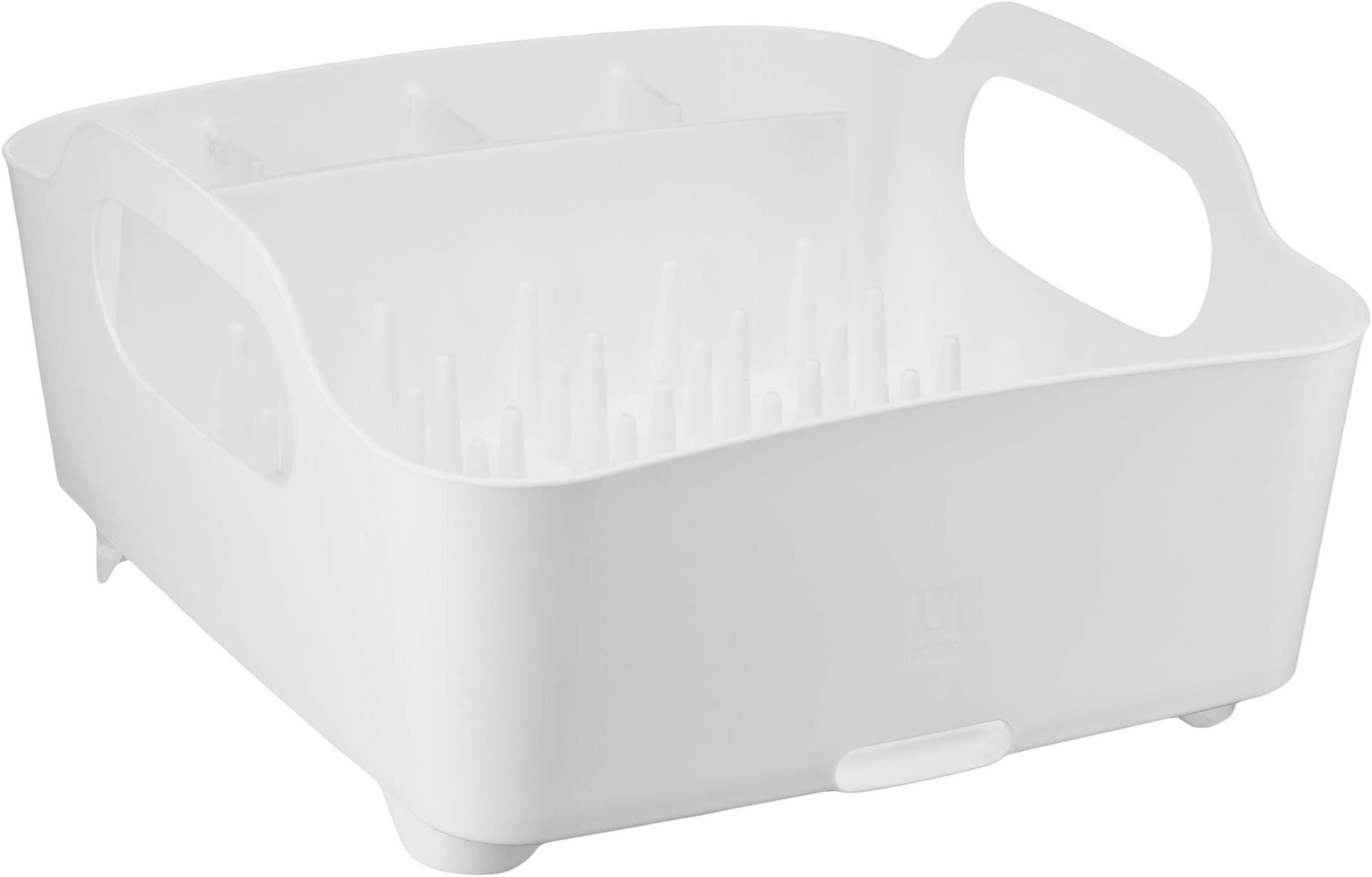 Umbra Tub Dish Drying Rack, White