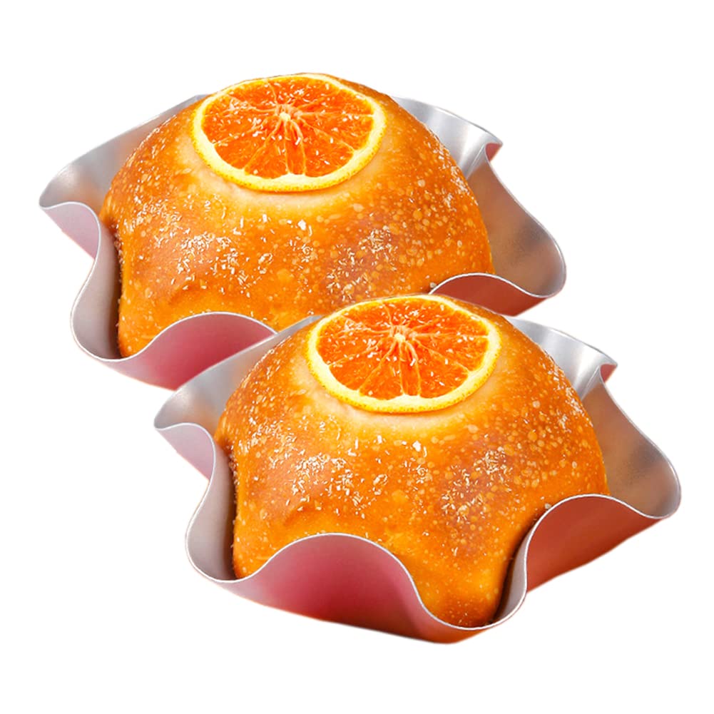 CANDeal Moule de cuisson de gâteau en forme d'étoile créative 1PC/2PCS, moule à pain antiadhésif rose-doré, moules de fabrication de gelée de pudding