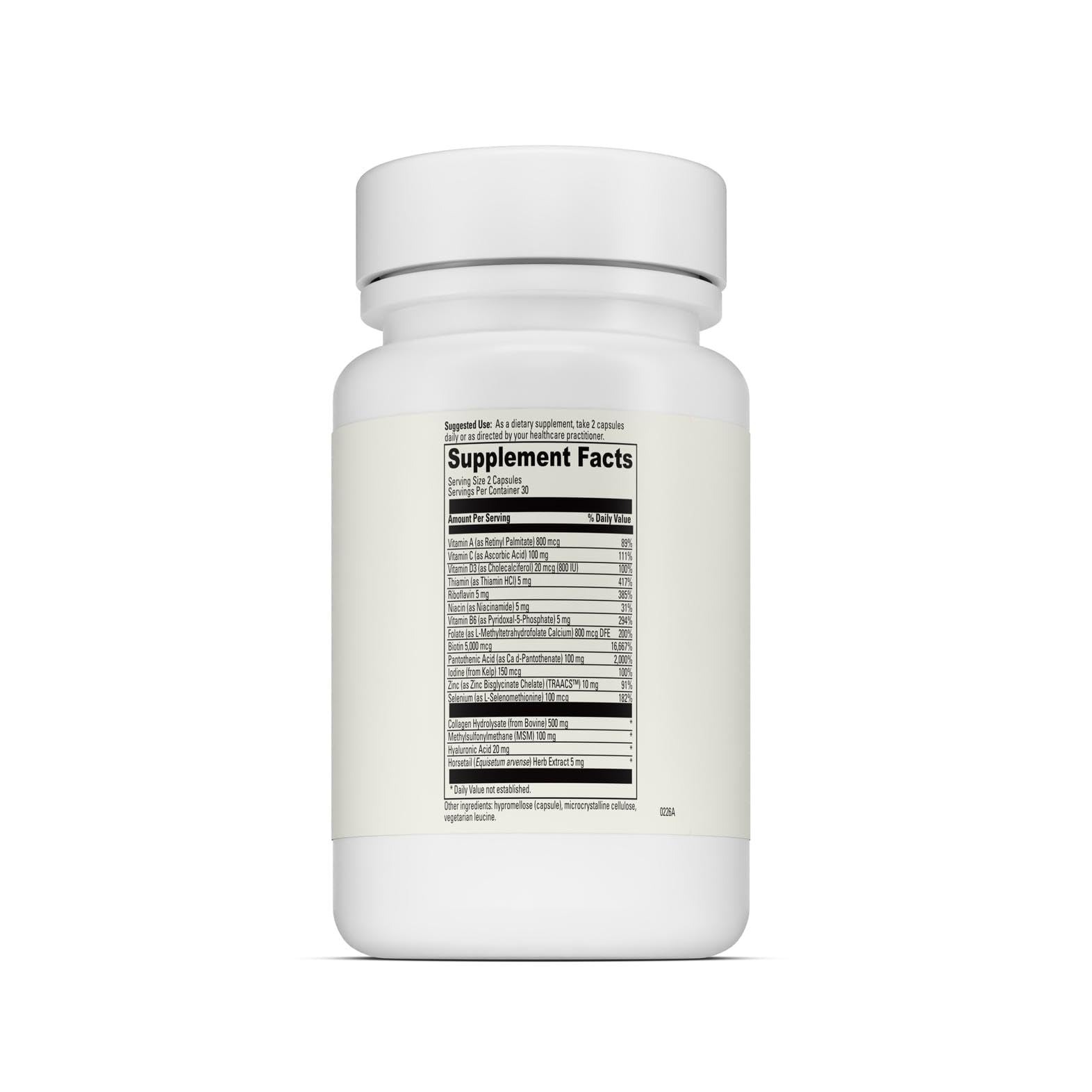 DaVinci Labs Hair, Skin & Nails, 60 Capsules — Amazon image 2