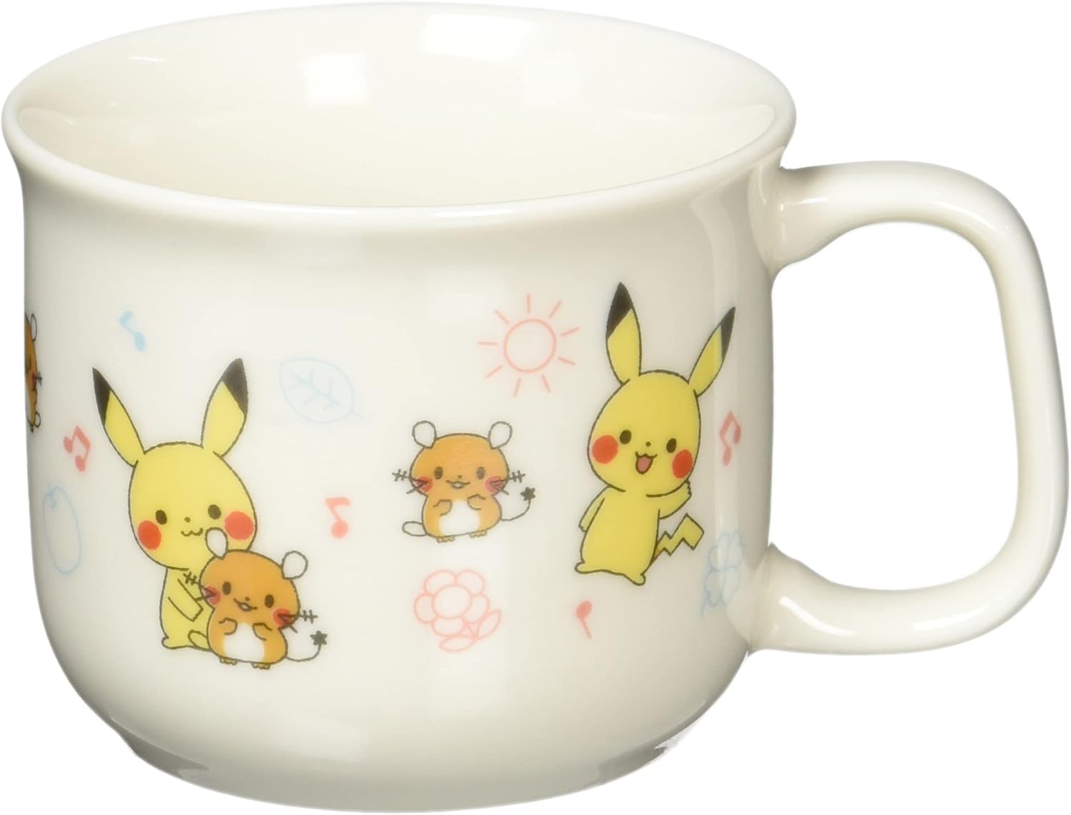 Kaneshotouki 050143 Pokémon Ramen Bowl, Approx. 5.9 inches (15 cm), Made in Japan, White