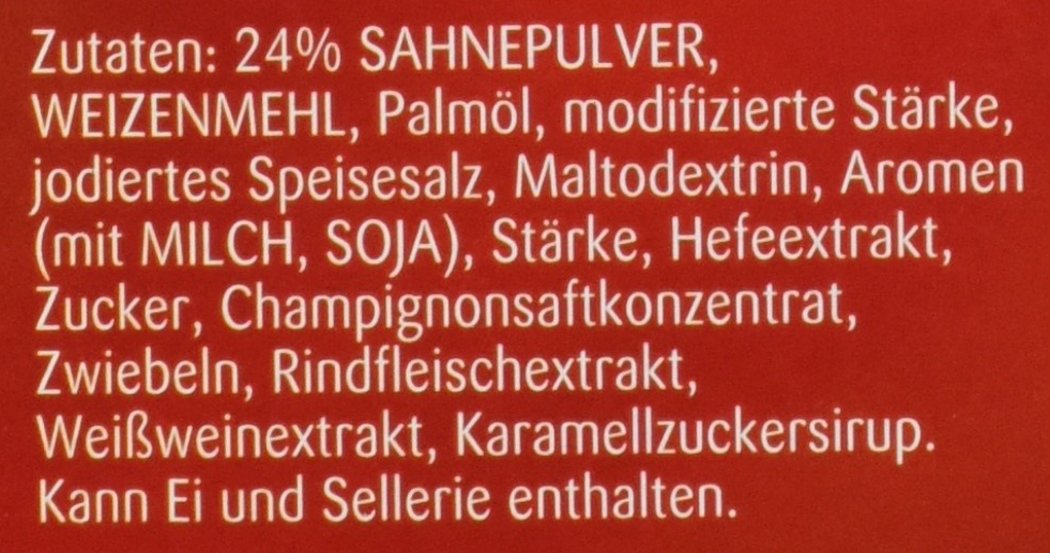Knorr Gourmet Rahm Sauce 1 kg, 1er Pack (1 x 1 kg)