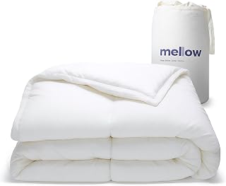 Mellow Temperature Control Comforter – King Size, All Season, Dual Layer: Reversible Cool-Warm Design, Hypoallergenic, Washable, Breathable—Ideal for Couples, hot Sleepers, and Year-Round Comfort
