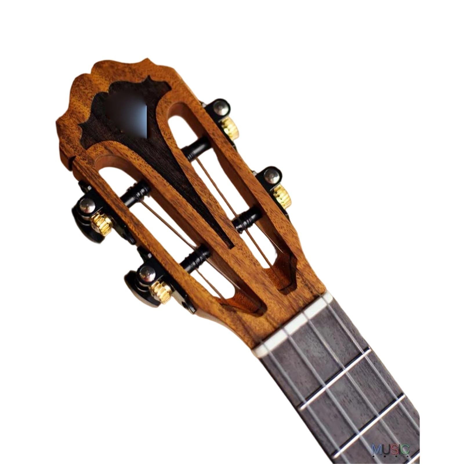 Ukulele 26calowa Gitara Tenorowa Ukulele Z Okleiną Litego Drewna Zawiera Tuner Koncertowy, Pasek Capo I Struny