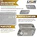 USR DEPO 96-02 W210 E-Class Clear Bumper Side Marker Light Assembly Set (Left + Right) Compatible with 1996-2002 Mercedes Benz W210 E Class