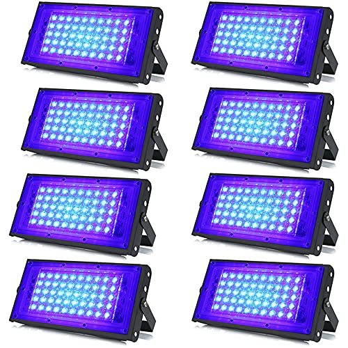 Image of MLD BL2281 50W Led Flood Light AC 220V Waterproof Brick Focus Floodlights for Indoor Outdoor Lights | Blue | 50 Watt | Pack of 8