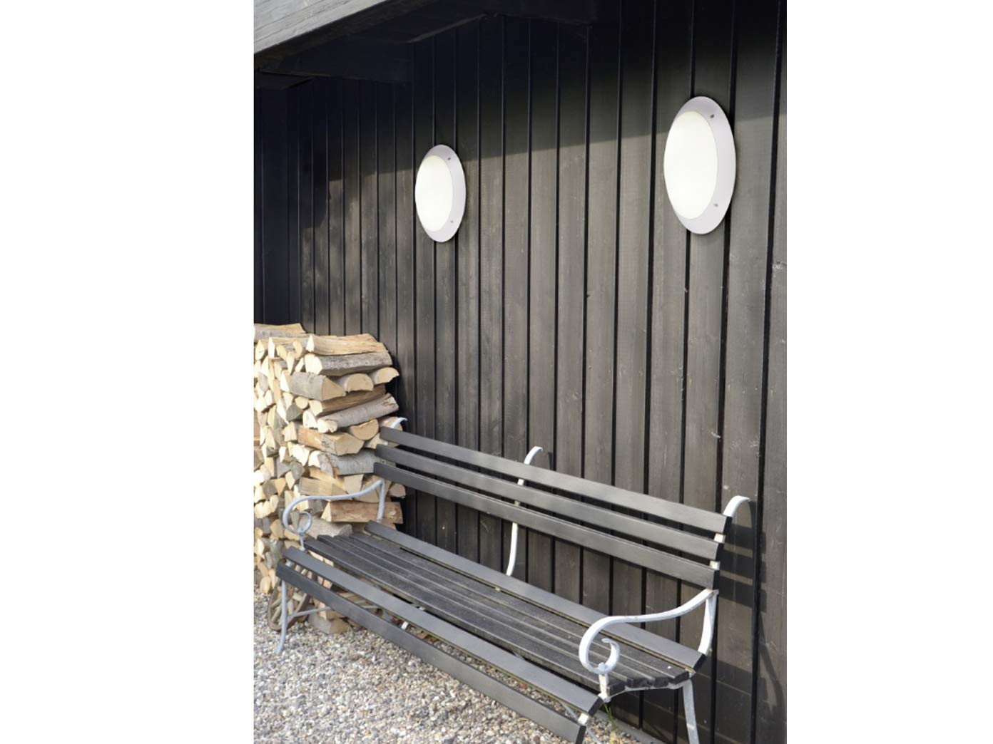 Reality Leuchten zewnętrzna lampa sufitowa Camaro R60501042, tworzywo sztuczne antracyt/biały, bez 1 x E27