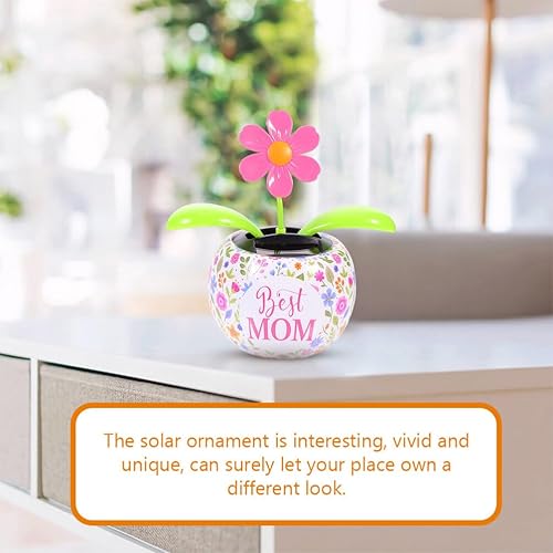 Miniatura 7 de SEWACC Decoración del automóvil, decoración del hogar, decoración del tablero de instrumentos de automóvil, diseño de flores, muñeca de cabeza