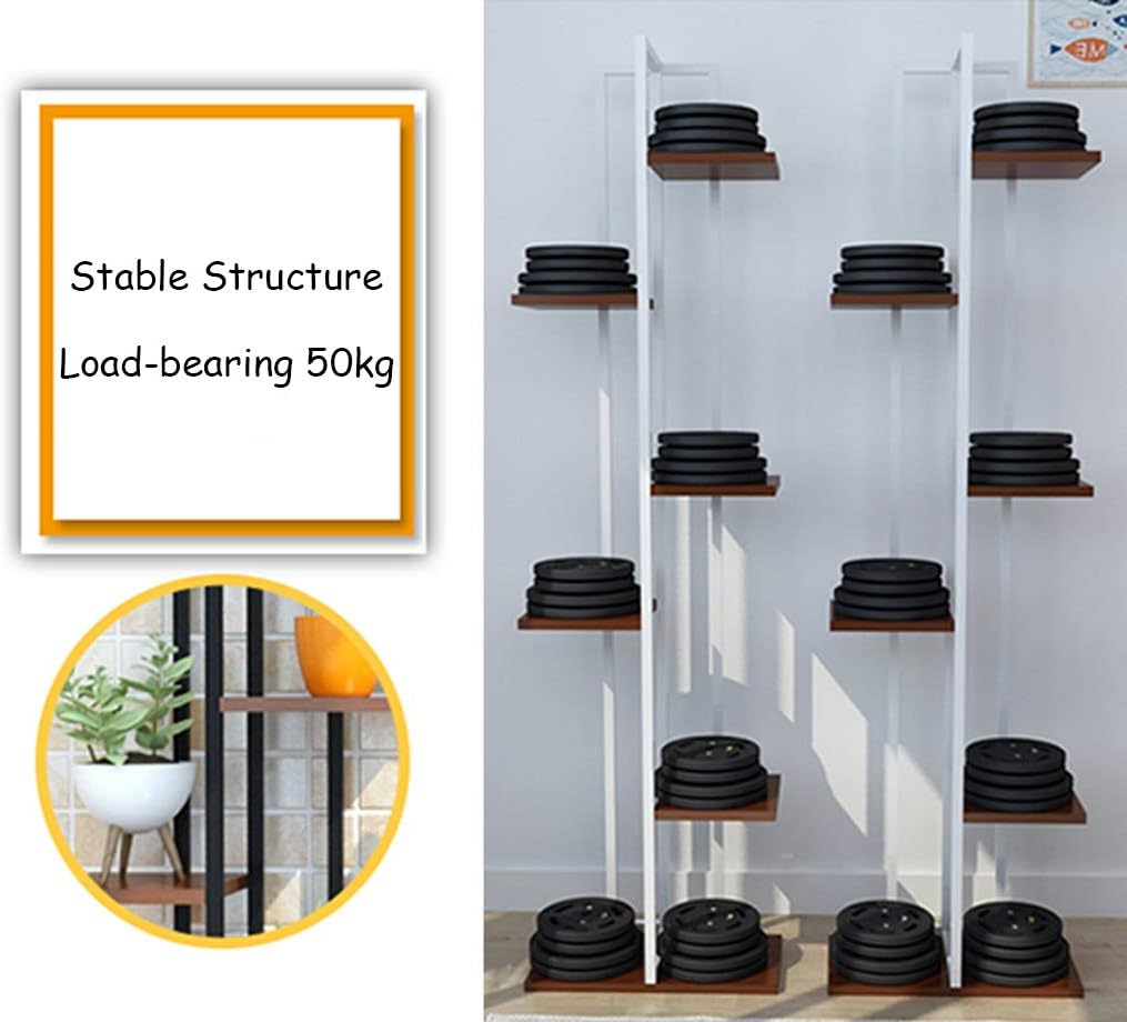 5-Tiers Stand Shelves Flower Rack Garden Plant Display Stand Indoor/Outdoor Multi-Use Storage Shelving Rack for Living Room Bathroom Kitchen - 40x20x120cm(B)