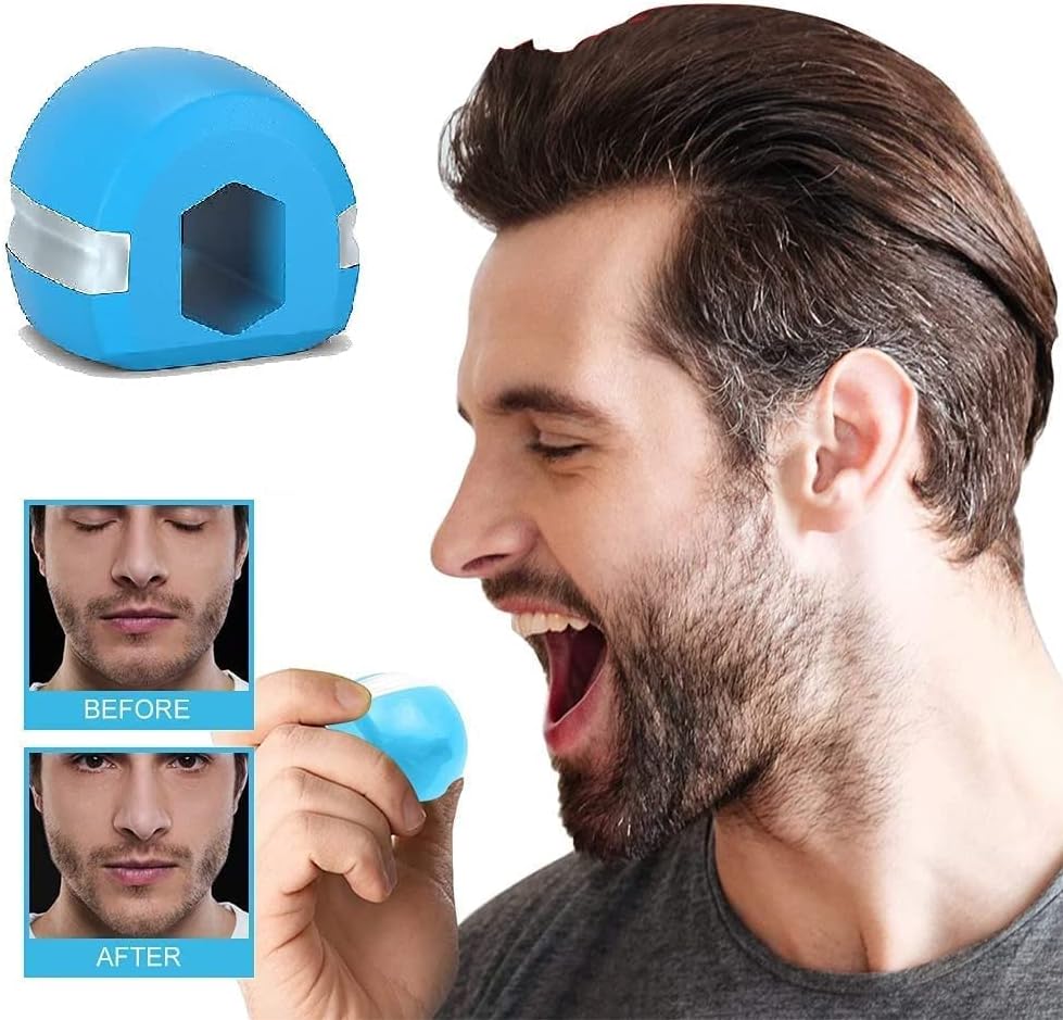 Proxism Jawline Exerciser Jaw, Face, and Neck Exerciser - Define Your Jawline, Slim and Tone Your Face, Look Younger and Healthier - Helps Reduce Stress and Craving