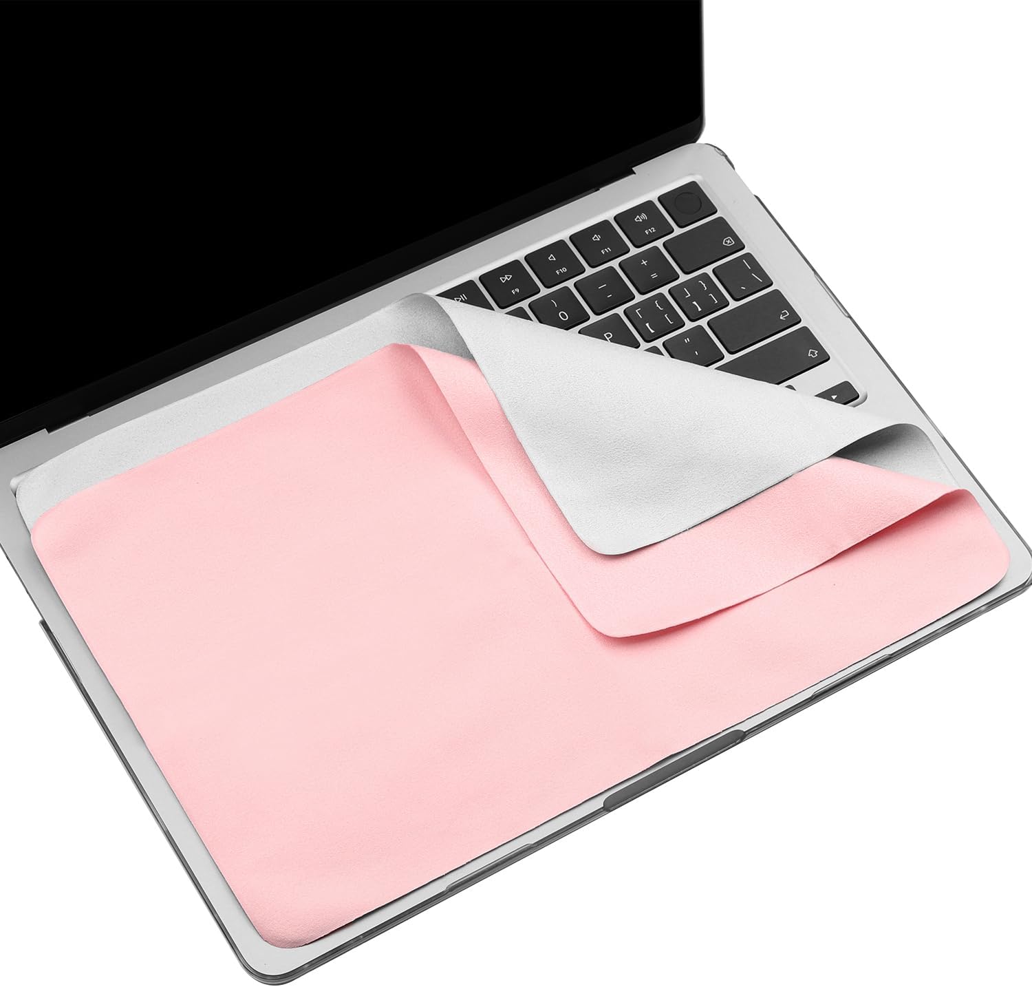 2 Pack Microfiber Liner Cleaning Cloth Screen Keyboard Imprint Protection for MacBook Neo/Pro/AIR 13" 14" (2018-2026), Compatible MacBook Neo 13/MacBook Air 13 M4 M3 M2 M1/MacBook Pro 14 (M5- M1) image 3