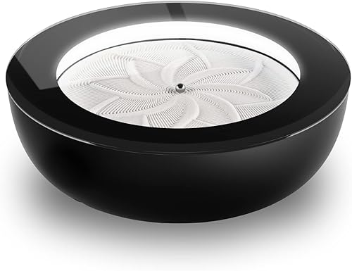 Homedics Homedics - Arena cinética, máquina de movimiento perpetuo, jardín zen, accesorios de meditación, paisaje decorativo, Bluetooth, iOS,