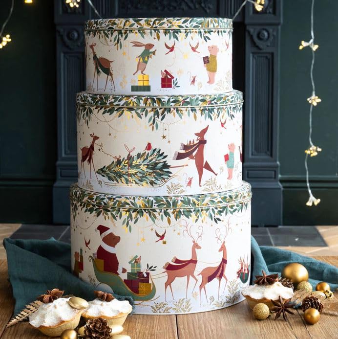 Sara Miller Christmas – Woodland Tales Bear Set 3 Kuchenformen