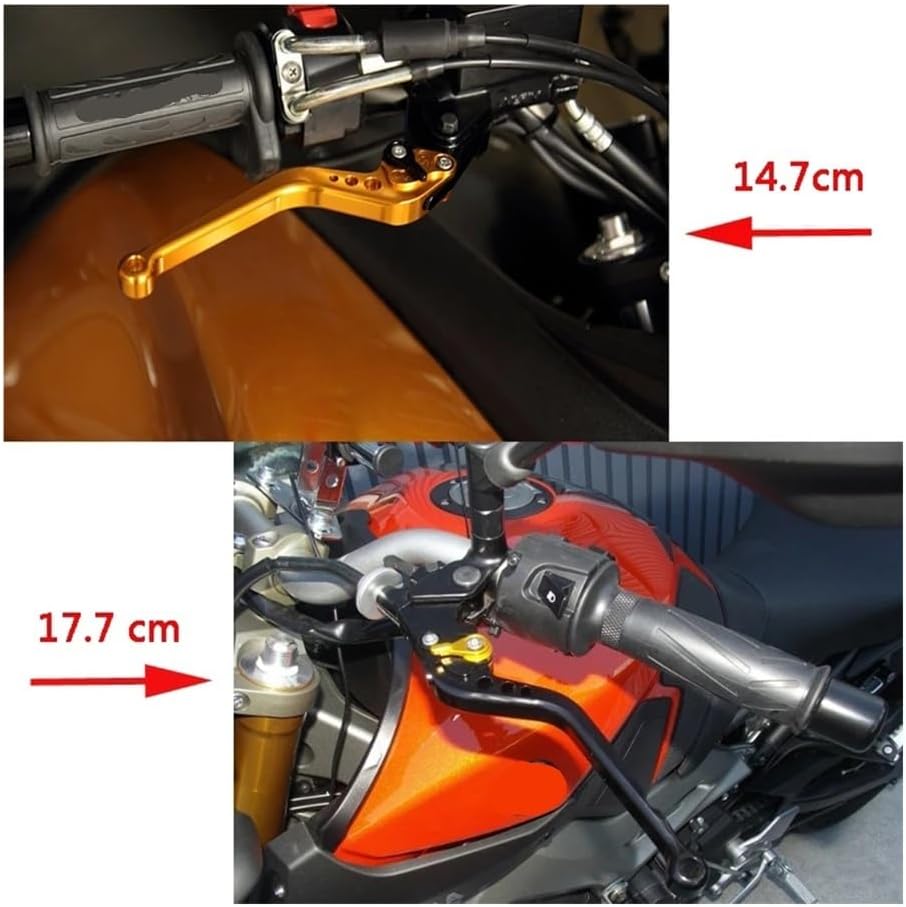 Motorcycle Brake Lever Motorcycle Brake Clutch Lever Short Long for X4 VFR750 VFR 750 800 800F VFR1000F CBF 1000 Adjustable Motorbike Lever Grip