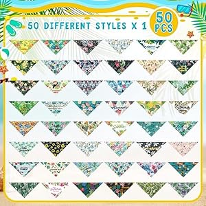 50-Pcs-Summer-Bandana-for-Dog-Hawaiian-Dog-Triangle-Scarf-Floral-Dog-Bandana-Bulk-Seasonal-PET-Costume-Adjustable-Dog-Cat-Summer-Outfit-Cute-Washable-Bibs-Kerchief-for-Small-to-Medium-Pets - Cucciolini Doodles   50-Pcs-Summer-Bandana-for-Dog-Hawaiian-Dog-Triangle-Scarf-Floral-Dog-Bandana-Bulk-Seasonal-PET-Costume-Adjustable-Dog-Cat-Summer-Outfit-Cute-Washable-Bibs-Kerchief-for-Small-to-Medium-Pets