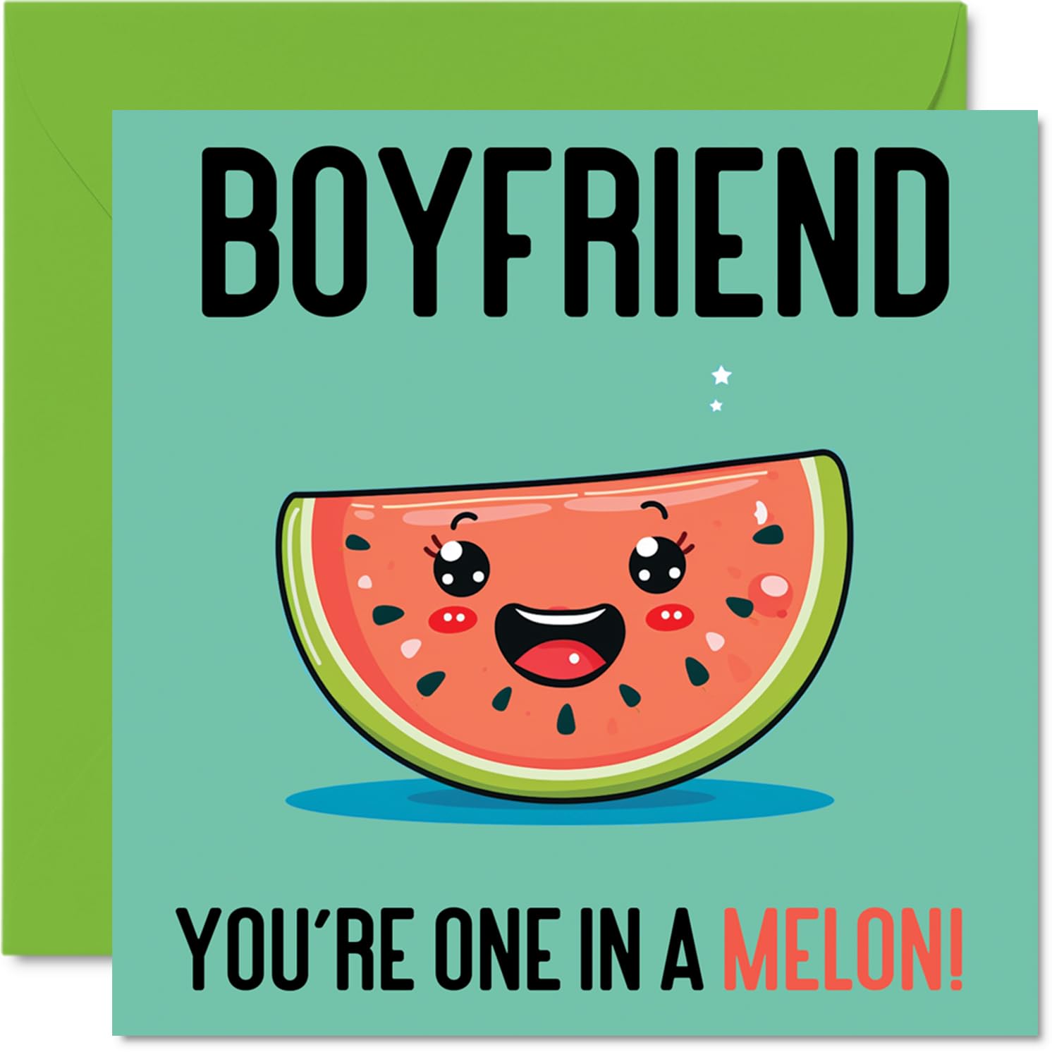 Stuff4 Cartes D'anniversaire Pour Petite Amie - One In A Melon - Carte