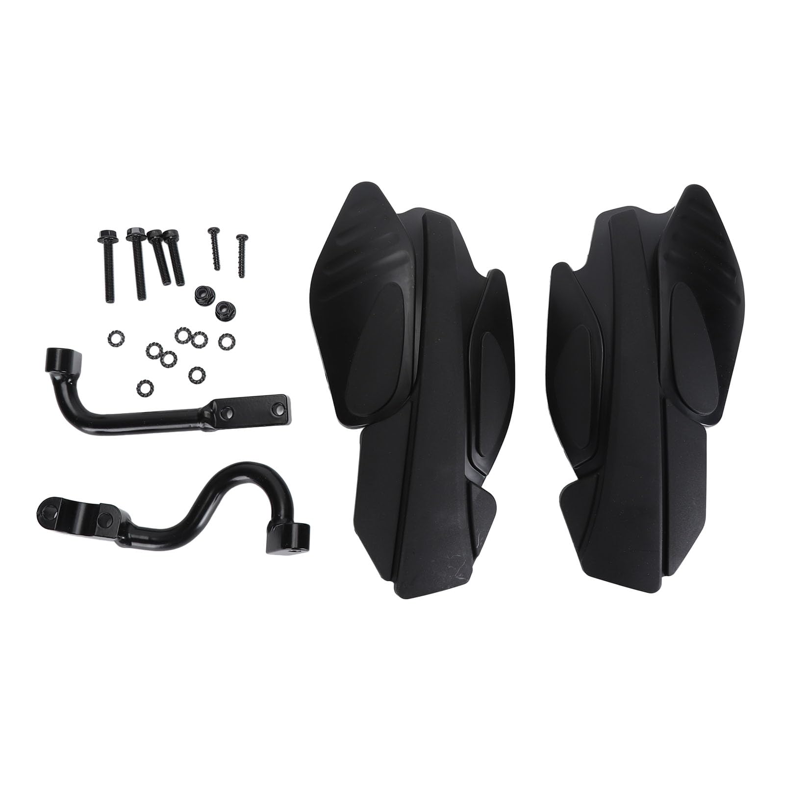 GLOGLOW Paramani in Polietilene con Staffe di Montaggio in Alluminio 3 Ricambi OE Protezione da e Rami per Piloti ATV Kit di Protezioni Paramani Sportsman Black Automobile e