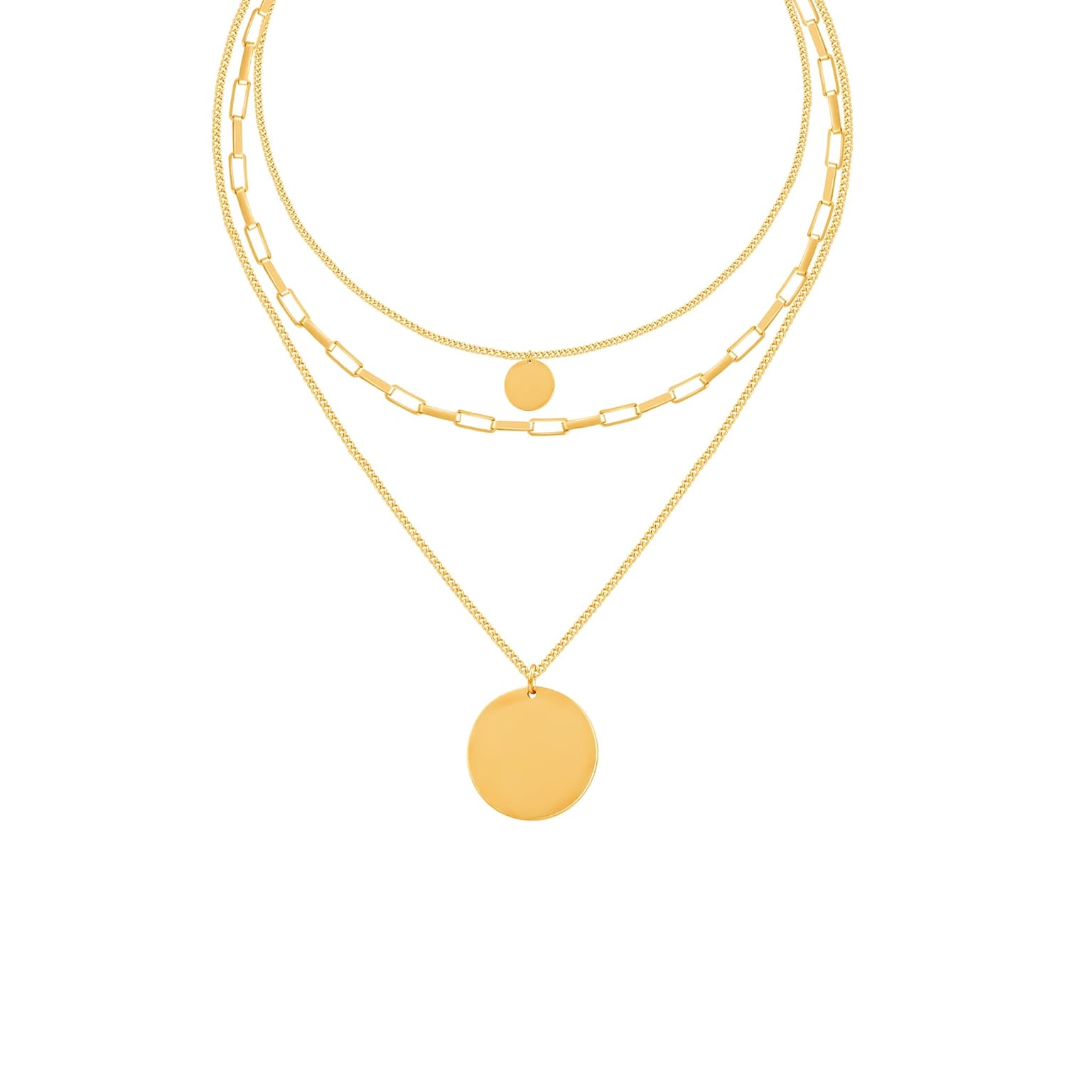 NAITRA 18K Gold Plated Multi Layered Necklace for Women | Statement Necklace | Waterproof and Anti Tarnish Jewellery | Rak... - Review, Price and Buying Guide