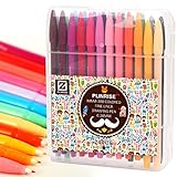 Plinrise  MNM-300 colored fineliner drawing pen 0.38mm, Set of 24 Colors (24)