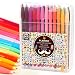 Plinrise  MNM-300 colored fineliner drawing pen 0.38mm, Set of 24 Colors (24)
