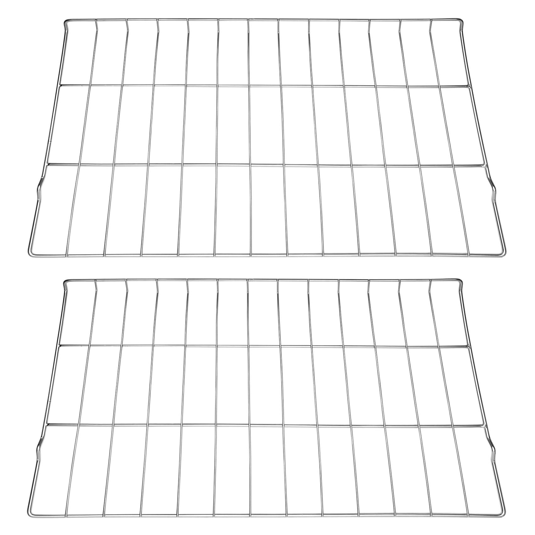 Upgraded 2Pcs 304 Stainless Steels MHL63411403 Oven Rack Compatible with LG Range/Stove LDG4313ST LREL6323S, Replace MHL63531403 MHL63411401 MHL63411402 MHL62112101, 24.8 X 16.2 in