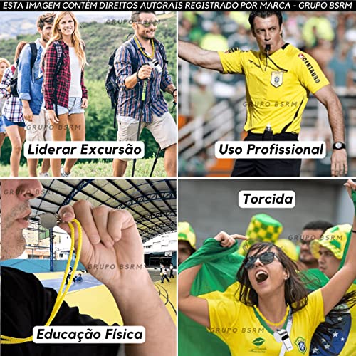 Apito De Metal Profissional Futebol Professor de Educação Física Treinandor Esportes Arbitro Juiz