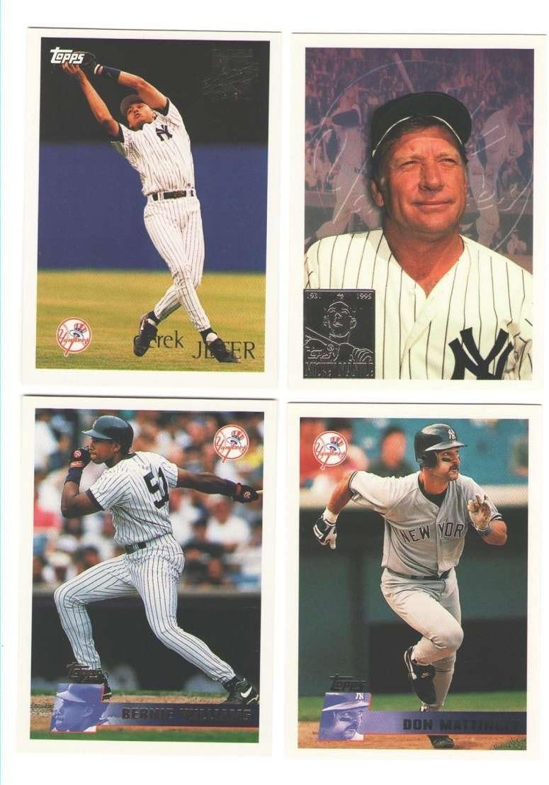 1996 Topps - NEW YORK YANKEES Team Set