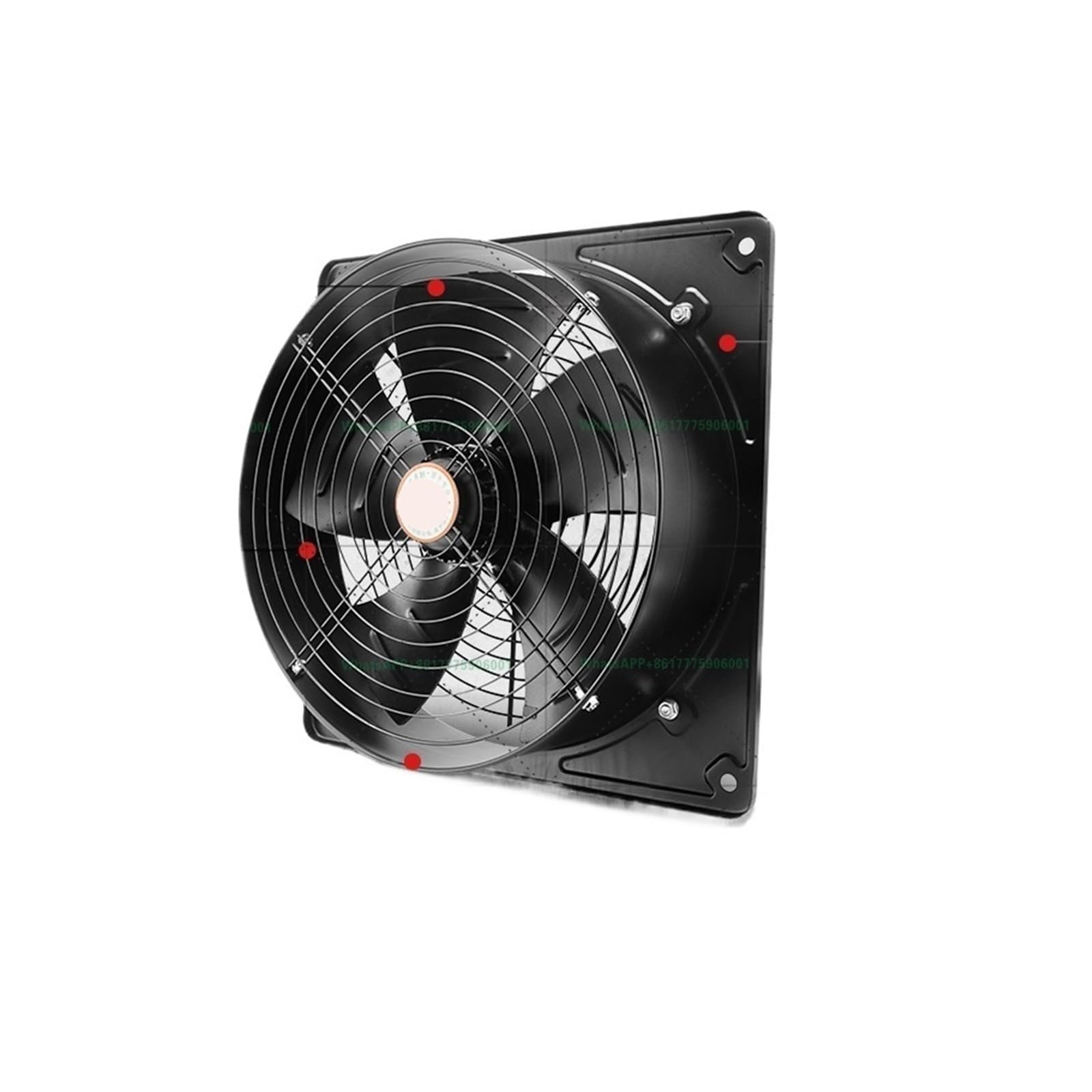 JJKKOZVQF Square outer rotor axial flow fan 220v ventilation and quiet 380v(22)