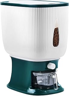 Xncooy Cat Food Storage Container with Measuring Cup and Scoop,Dog Food Storage Container,Moisture Proof Pet Food Storage Containers for Small Dog Food,Cat Food,Bird Food,Chicken Food