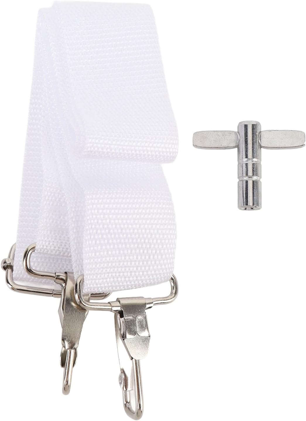 Snare Drum Transparent Shoulder Strap Marching Drum Beginner Practice Snare for Performance