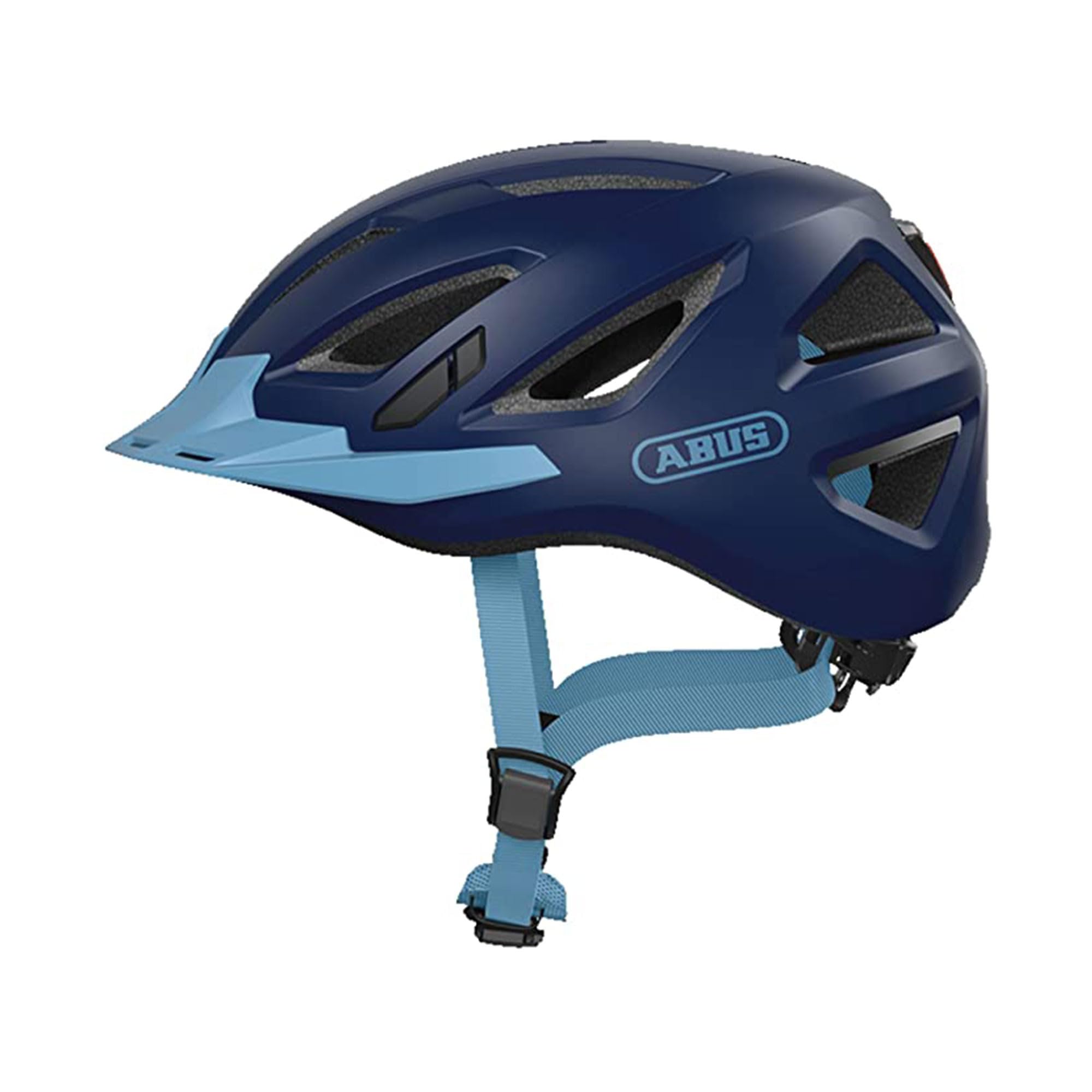 ABUS Urban Helmet Urban-I 3.0, Dark Blue, Size XL | City helmet with Fidlock magnetic buckle, Zoom Ace Urban fit system, reflectors, 17 air channels-image-28