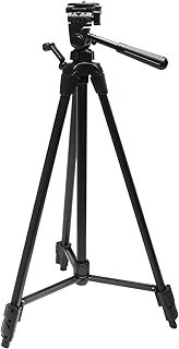 Vivitar HF-TR72 Photo/Video Tripod with Case, Black, 6 x 3 x 28.5 Inches