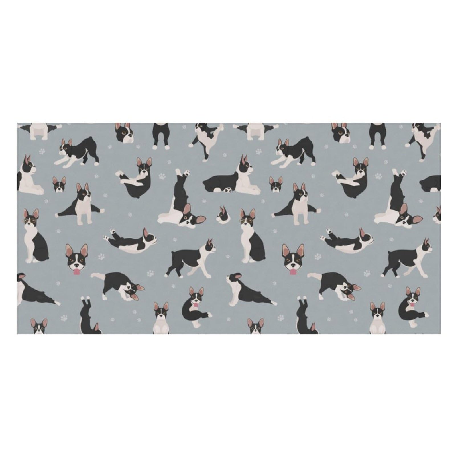 LWORZIIB Beach Towel, Boston Terrier Dog Bath Towel, Pool Towel Great for Gym Swimming 80 X 160cm