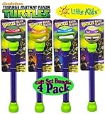 Little Kids Teenage Mutant Ninja Turtle Water Blasters Raphael, Michelangelo, Leonardo & Donatello Gift Set Bundle - 4 Pack
