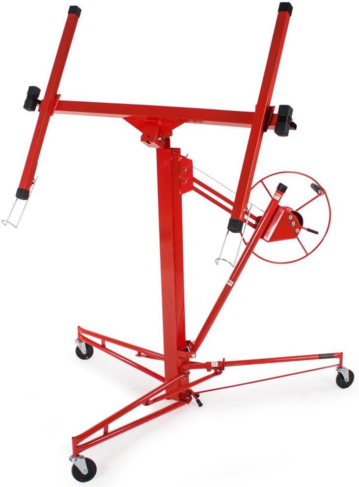 Heavy Duty 11FT Hoist Plaster Board Panel Sheet Lifter Drywall Folding Engine Crane