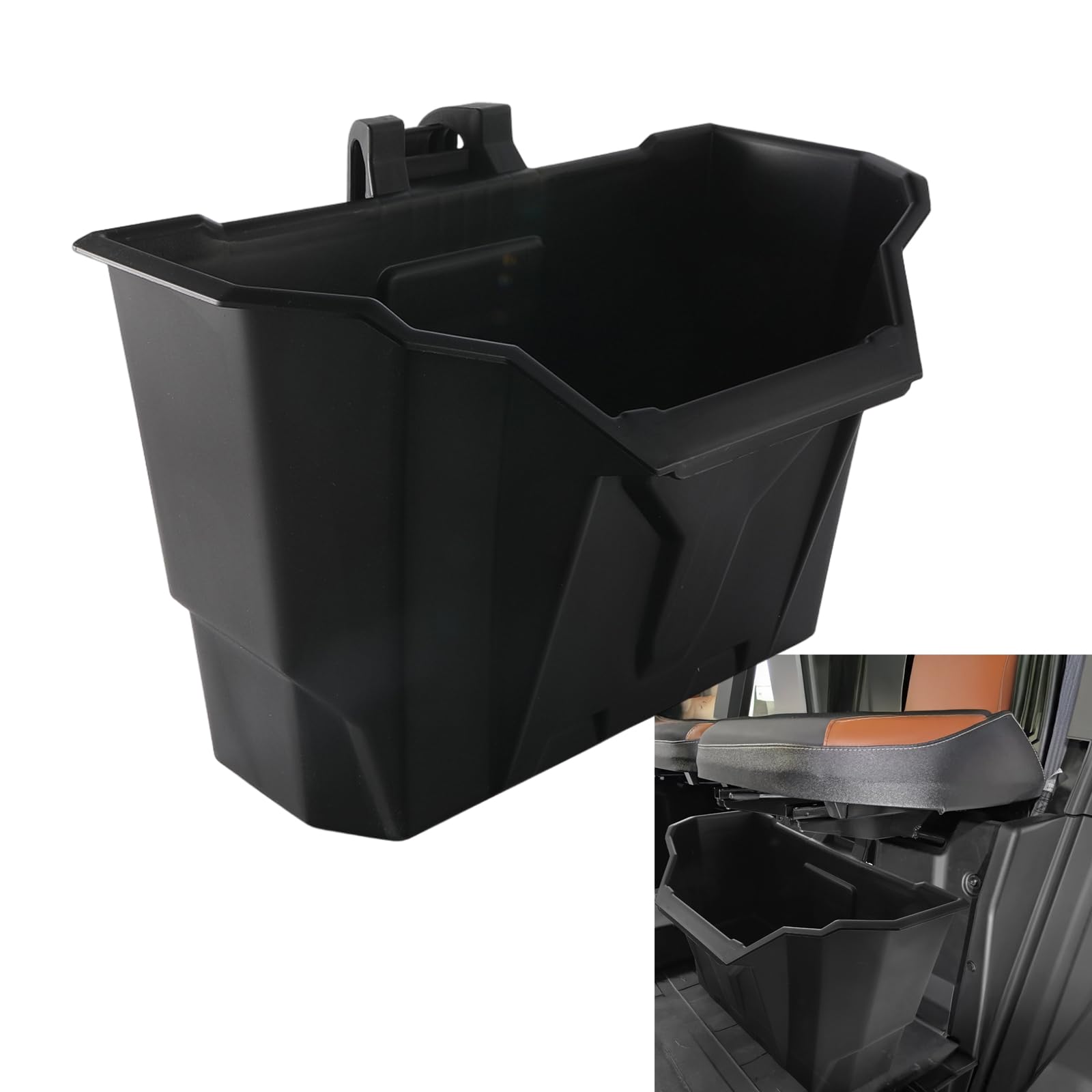 Ywmsfl Easy Installation Removable Under Seating Storage Bin Organizers Box Weatherproof For HD5 HD7 HD8 HD9 HD10 UTV
