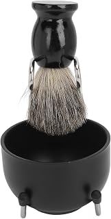 Yinhing Men S Premium Beard Grooming Set With Stylish Brush Elegant Stand Rich Foam Bowl for Barbershop Hotel Or Home Use Beard Care Collection for A Distinctive Look