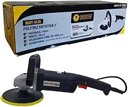 Politriz Rotativa Maxx Tools 7" Preta 220V Potência 1400W - MXT-5135