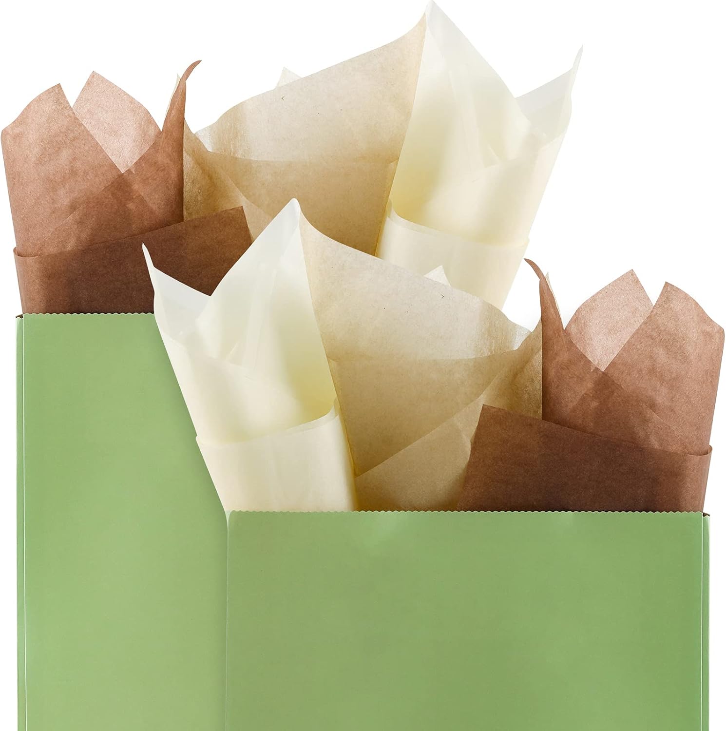 Whaline 120 Sheet Assorted Brown Tissue Paper 15 x 20 Inch Autumn Thanksgiving Gift Wrapping Paper Decorative Gift Wrap Tissue Paper Art Paper Crafts for Fall Harvest Holiday Pompom, 3 Colors : Health & Household