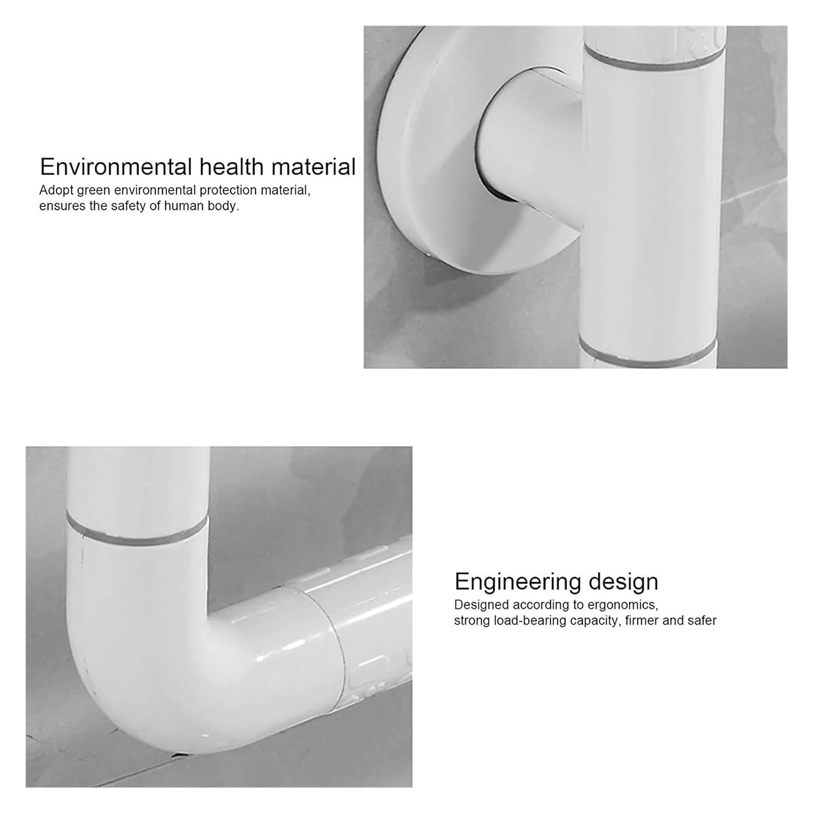 Asideros de baño Pasamanos Asidero de bañera Asidero de Pared Asidero de Ducha Asidero para Personas Mayores Pasamanos de bañera Asidero de Seguridad Asidero de Ducha en ángulo Recto