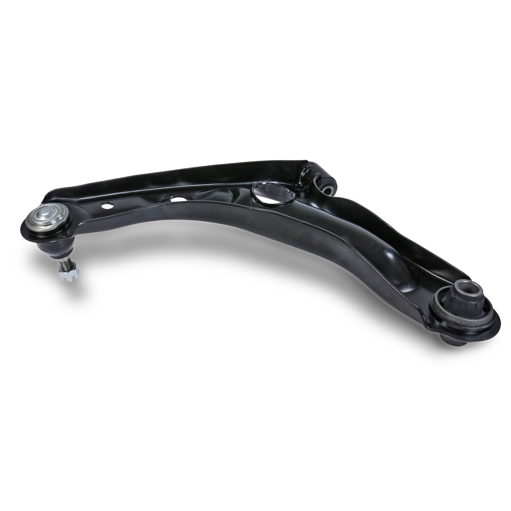 BESTPRICE 2x Brazo de control eje delantero inferior izquierdo y derecho compatible con CITROËN C1 (PM_, PN_), PEUGEOT 107 (PM_, PN_), TOYOTA AYGO (_B1_)